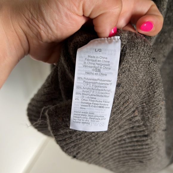 Madewell Green Oversized Knit Tunic Sweater - Picture 7 of 7